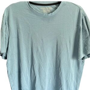 Banana Republic Light Blue Men's Short Sleeve Tee
